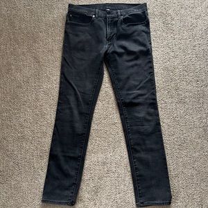 Banana Republic Dark Gray Traveler slim fit jeans 30x30 faded black